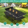 Meulbaty Camping Bett klappbar 400 kg belastbar Gästebett Produktbild-Vorschau 4