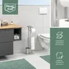 eluno Stand WC-Garnitur 4in1, WC-Bürste, Rollenhalter und Produktbild-Vorschau 4