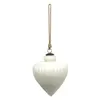 Clayre & Eef Weihnachtskugel XL Ø 17 cm Weiß Glas Produktbild-Vorschau 2