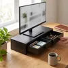 Relaxdays Monitorstandaard, met 2 lades, hoogte x breedte x Productafbeelding-voorbeeld 6