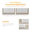 EMKE Radiateur design 600 x 1180 mm Radiateur horizontal Voir les images du produit 5