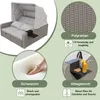Garten-Loungesofa 2-Personen mit Sonnendach - Polyrattan Produktbild-Vorschau 9
