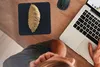 MuchoWow® Mauspad Mousepad Blätter - Schwarz - Gold - Luxus Produktbild-Vorschau 3