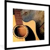MuchoWow® Gerahmtes Poster Eine akustische Gitarre auf Produktbild-Vorschau 1