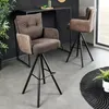 riess-ambiente Drehbarer Design Barhocker BIG GEORGE taupe Produktbild-Vorschau 1