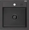Mexen Vito 1-Becken-Granit-Spüle 520 x 490 mm, Schwarz Produktbild-Vorschau 1