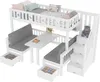 Sweiko Lit mezzanine multifonctionnel, 90x200cm, lit et Voir les images du produit 10
