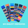Socktastic Muster Oddsocks Socken in 39-46 im 6er Set Produktbild-Vorschau 5