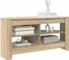 vidaXL Narożna szafka pod TV dąb sonoma 102 x 40,5 x 45 cm Podgląd zdjęcia produktu 3