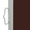 vidaXL Marquise latérale extensible 140 x 300 cm Marron Voir les images du produit 10