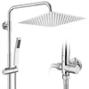 Auralum Regendusche Duschsystem Edelstahl 30x30 cm eckig, Produktbild-Vorschau 1