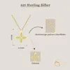 Serelina Kleeblatt-Kette aus 925 Silber mit Zirkonia – Produktbild-Vorschau 2
