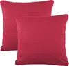 Doppelpack BeBasic Bezug 50x50 bordeaux  Mikrofaser Jersey Produktbild-Vorschau 1