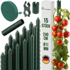 TTL GARDEN Rankstäbe 15er Set 240cm 11mm Pflanzenstütze + Produktbild-Vorschau 1