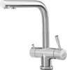 A stainless steel kitchen faucet against a white background. Anteprima dell’immagine prodotto