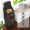 Puluomis Küchenregal Gemüsebehälter mit Rollen, Gemüsebox Produktbild-Vorschau 2