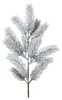 Branche de sapin avec neige 50cm PE moulage par injection Voir les images du produit 1