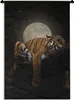 MuchoWow® Wandteppich Wandbehang Tiger - Mond - Sterne Produktbild-Vorschau 1
