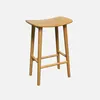 A single wooden bar stool is shown against a plain background. Anteprima dell’immagine prodotto