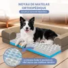 ELONEO Lit orthopédique pour chien, taille M - Marron Voir les images du produit 2