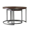 CALICOSY - Lot de 2 Tables Basses Gigognes Rondes L70 cm - Voir les images du produit 7