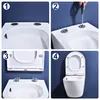 Homelody Hänge WC Toilette 360° Einloch Superspin Produktbild-Vorschau 7