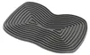 A gray silicone oyster knife holder with a wavy, concentric ring pattern. Produktbild-Vorschau