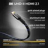 deleyCON 2m Flaches 8K HDMI 2.1 Kabel 48Gbps Ultra High Produktbild-Vorschau 3
