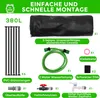 A collection of components and accessories for a foldable water barrel, presented with labels and quantities. Anteprima dell’immagine prodotto