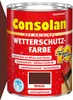 Consolan Wetterschutzfarbe 2,5 l Braun Deckend Außen Dauer Produktbild-Vorschau 3