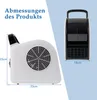 COSTWAY Bodengebläse 130W, 3 Geschwindigkeiten, 185° Produktbild-Vorschau 7