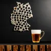 Creative Deco Mapa Niemiec ze Sklejki na Kapsle do Piwa | Podgląd zdjęcia produktu 2