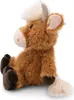 A plush toy cow sitting on a white background. Náhľad obrázku produktu