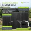 Juskys Metall Gerätehaus Luzern 7,8 m² - wetterfest & Produktbild-Vorschau 4