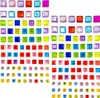 Oblique Unique 160 Viereck Quadrat Sticker Aufkleber Produktbild-Vorschau 1