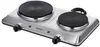 A silver electric double hot plate. Náhled obrázku produktu