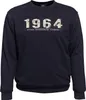 Übergrößen Sweatshirt AHORN SPORTSWEAR Vintage Number beige Produktbild-Vorschau 1