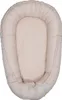 MamaLoes Babynest Velours Rippstoff Beige Wendemöglichkeit Produktbild-Vorschau 4