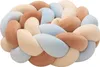 Mix Beige&Blue – Geflochtene Bettschlange Bettumrandung für Produktbild-Vorschau 3