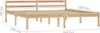 A wooden bed frame with dimensions indicated. Náhled obrázku produktu