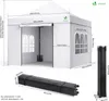 VOUNOT® Pavillon 3x3m, Wasserdichter Faltpavillon, Faltbar Produktbild-Vorschau 7