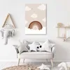 Leinwandbild wolken über einem regenbogen 80x120 cm Feeby Produktbild-Vorschau 2