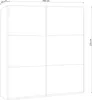 A line drawing of a wardrobe with dimensions indicated. Produktbild-Vorschau
