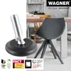 WAGNER Verstellfuß Kugelgelenk, schwarz 4tlg. Set - Ø 37 Produktbild-Vorschau 3
