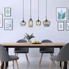 Hängelampe, 4 Flammig, Rauchglas, schwarz, L 99,5 cm Produktbild-Vorschau 5