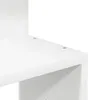 vidaXL Narożna półka ścienna biała 32x32x127,5 cm materiał Podgląd zdjęcia produktu 7