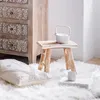 Stołek drewniany - prostokątny taboret, podnóżek, 34 x 24 x Podgląd zdjęcia produktu 4