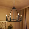 Lustre Tribesigns vintage noir, suspension à 6 ampoules Voir les images du produit 2