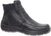 A black leather boot with a zipper closure, shown on a white background. Náhľad obrázku produktu