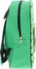 Side view of a green backpack with a zipper. Produktbild-Vorschau